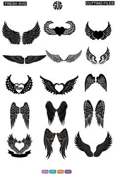 Angel Wings SVG Bundle Instant Download JPG - DXF - PDF - PNG - Ai - EPS, angel wings Bundle, wings bundle SVG, Cricut Designs, Silhouette Design instant DIGITAL DOWNLOAD file to be cut out with an Silhouette or other electronic cutting machine that accepts one of the following file formats: svg jpeg pdf png eps dxf
Use our files for Silhouette, Cricut and other cutting software to make iron-on decals, prints, shirts, wall decals and more! 

Easy Use for Card making, T-Shirt Design, & stationery Angel Wings Svg, Kids Choice Award, Sign Svg, Graphic Design Fun, Im Awesome, Silhouette Design, File Format, Etsy Handmade, Svg Files For Cricut