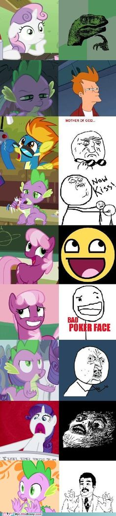 the many faces of pinkie pie