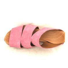 Women's CYDWOQ Clog Sandal Spring Wedge Heel Clogs With Leather Sole, Spring Open Toe Clogs With Rubber Sole, Spring Open Toe Clogs With Leather Sole, Summer Slingback Clogs With Rubber Sole, Summer Mules With Block Heel And Rubber Sole, Spring Leather Sole Wedge Heel Clogs, Casual Pink Mules With Wooden Heel, Beach Clogs With Removable Insole And Block Heel, Pink Sandals With Wooden Heel For Spring