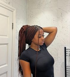 Hair Styles For Teenagers, Brown Knotless Braids, Brown Knotless, Braided Hair Styles, My Mirror, Quick Braided Hairstyles, Twist Braid Hairstyles, Protective Hairstyles Braids, Committed Relationship