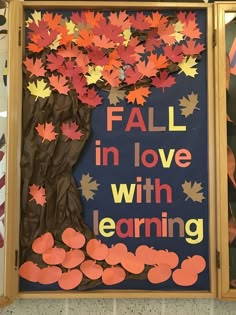 fall in love with learning bulletin board