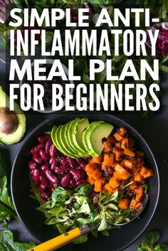 21 Day Anti Inflammatory Diet for Beginners | Looking for an anti-inflammatory meal plan to help boost your immune system and keep your autoimmune disease under control while also helping you to lose weight? We’ve put together a 21-day meal plan for beginners, complete with breakfast, lunch, dinner, and snack recipes you’ll love. #DietBreakfast, Bible Food, 21 Day Meal Plan, Meal Plan For Beginners, Foods Healthy, Breakfast Low Carb