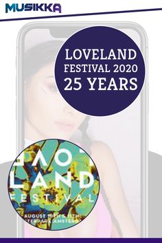 the poster for loveland festival in 25 years