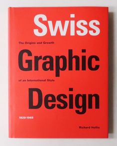 the book cover for swiss graphic design