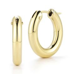 Roberto Coin Oval Hoop Earrings Roberto Coin Jewelry, Oval Hoop Earrings, Roberto Coin, Gold Collection, Jewelry Accessories, Coin, Hoop Earrings, Yellow Gold, Yellow