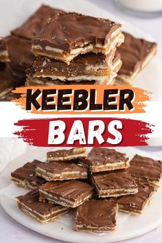 keebler bars stacked on top of each other with the words keebler written above them