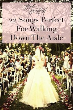 the cover of 29 songs perfect for walking down the aisle