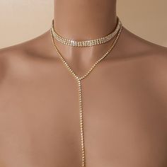 Gender:Women's; Gemstone:Rhinestone; Shape:Round; Style:Fashion; Jewelry Type:Choker Necklace; Material:Brass; Shipping Weight:0.1; Package Dimensions:12.010.03.0; Listing Date:09/12/2024 Gold Cubic Zirconia Crystal Necklaces For Party, Gold Crystal Rhinestone Necklace, Gold Crystal Choker With Clavicle Chain, Glamorous Rhinestone Necklace For Wedding With Adjustable Chain, Gold Rhinestone Backdrop Necklace For Party, Gold Crystal Backdrop Necklace For Party, Gold Crystal Necklaces With Rhinestones, Dazzling Gold Crystal Necklaces With Rhinestones, Dazzling Gold Crystal Necklace With Rhinestones