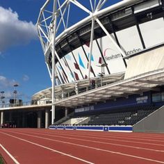 the stadium is empty and ready to be used for sporting events or other activities,