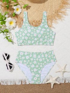 Summer Swimsuit Outfits, Shein Stuff, Pretty Swimwear, Stitch Clothes, Prom Dress Inspiration, Two Piece Swimsuit, Swimming Outfit