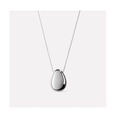 in stock Tarnish Resistant Silver Teardrop Jewelry, Modern Silver Drop Jewelry, Modern Silver Tarnish Resistant Necklace, Modern Silver Tarnish-resistant Necklace, Silver Necklace With Large Pendant For Everyday, Silver Teardrop Jewelry With Polished Finish, Silver Oval Necklace For Everyday, Silver Drop Jewelry With Shiny Finish, Silver Tarnish Resistant Drop Jewelry