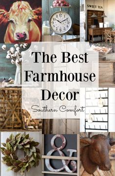 the best farmhouse decor from southern comfort