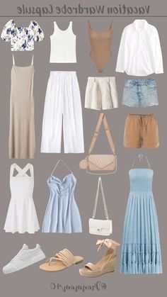 [CommissionsEarned] Mix And Match Items For Light Vacation Packing #summerwearforwomenbeachoutfits