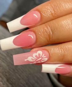 Nails Acrylic No Design, Acrylic Nail Designs Pink, Nail Designs Pink, Pink Nails Acrylic, Short Coffin Nails Designs, Summery Nails, Simple Acrylic Nails, Classy Acrylic Nails, Short Square Acrylic Nails