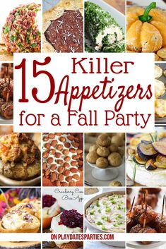 15 killer appetizers for a fall party