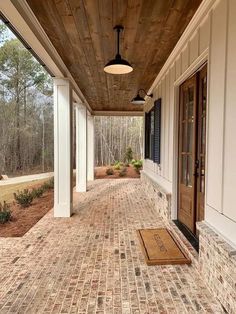 the front porch is clean and ready for us to use