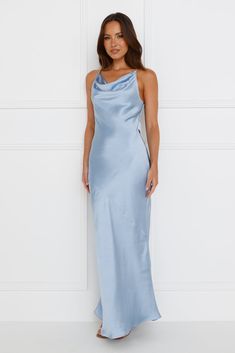 Length from shoulder to hem of size S: 140cm. Chest: 43cm, Waist: 36cm, across front only of size S. Maxi dress. Unlined. Model is a standard XS and is wearing size XS. True to size. Non-stretch. Satin. Mesh back. Cowl neck. Cowl back. Zipper with hook eye closure. Cold hand wash only. Polyester. The ultimate event ready 'fit. Be seen in the Soft Beauty Satin Maxi Dress for your formal event. Featuring a unique mesh back design, a cowl neck and back and a silky satin slip silhouette. Style with heels and curls! Soft Beauty, Maxi Dress Prom, Jumpsuits And Romper, Satin Maxi, Satin Maxi Dress, Long Sleeve Lace Dress, Satin Slip, Stretch Satin, Pink Mini Dresses