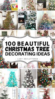 Nontraditional Christmas Tree Ideas, Christmas Tree With Gray And White Ornaments, Classy Multicolor Christmas Tree, Diy Decorating Christmas Tree, Colors For Christmas Trees, Angelic Christmas Tree, Best Christmas Tree Ideas, Tree Color Schemes Christmas, Fun Tree Decorating Ideas