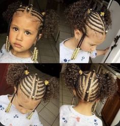 Hairstyles Without Weave, Kid Hairstyles, Lil Girl Hairstyles, Kid Braid Styles, Toddler Hairstyles Girl, Natural Hairstyles For Kids, Girls Natural Hairstyles