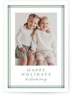 Send a memorable holiday greeting this season. Your photos will stand out in these unique and modern holiday photo cards created for you by Minted's global community of independent artists and designers. Don't have enough room on the front of your card? Customize the back or interior to share additional photos or a more detailed message. FREE recipient address printing is available for all designs. If you have any questions or special requests for your card, please contact us .