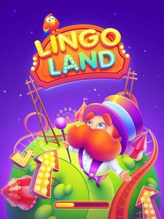 the game poster for lingo land