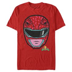 It's morphin' time! Morph into your favorite superheroes with an officially licensed Power Rangers style! The popular television series, with iconic characters like the Red Ranger and the Yellow Ranger, are portrayed across these awesome Hasbro tees, tanks, and more. Size: xl. Gender: male. Age Group: adult. Pattern: Shapes. Material: Cotton. Power Rangers Red Ranger, Power Rangers T Shirt, Yellow Ranger, Red Ranger, Sun Power, Go Go Power Rangers, Big Face, Men's Graphic T Shirt, Mens Tee Shirts