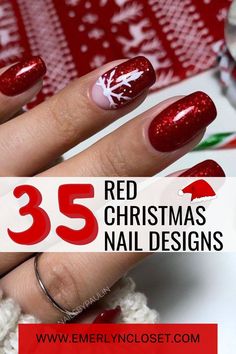 Get festive with stunning Christmas nail designs or sparkly Christmas nails! Christmas nails design ideas include cute Christmas nails perfect for the holiday season. Find the best Christmas nail designs to make your manicure stand out. Red Christmas nail designs add a classic touch, while Christmas nail art brings creativity to your look. Check out Christmas nail designs easy enough for everyone to try. Elevate your holiday style with beautiful Christmas nail designs holiday! Nail Designs Holiday, Red Christmas Nail Designs, Red Christmas Nail, Sparkly Christmas Nails, Christmas Nail Designs Holiday, Nail Designs Easy, Christmas Nails Design, Christmas Nail Designs Easy, Sparkly Christmas