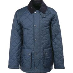 When looking for the perfect casual outer layer to lock in our warmth, we always reach for the Barbour Ashby Quilt Jacket. The Barbour Ashby Quilt Jacket features a diamond-quilted design made from a durable nylon fabric to give us a robust and warm jacket. Two hand pockets give our hands a place to hide from the cold, and two large pouch pockets ensure our essentials stay secure when we are out and about. To top it off, the corduroy collar adds a flair of style, and the quilted design helps Classic Winter Quilted Jacket With Diamond Quilting, Classic Diamond Quilted Jacket For Winter, Classic Quilted Outerwear For Outdoor, Winter Diamond Quilted Outerwear For Outdoor, Diamond Quilted Outerwear For Winter Outdoor Activities, Diamond Quilted Outerwear For Outdoor Winter, Winter Outdoor Diamond Quilted Outerwear, Fall Outdoor Outerwear With Diamond Quilting, Classic Quilted Jacket For Winter Outdoor