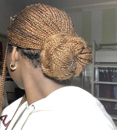 #hair #hairstyles #hairstyleideas #4chair #4c #aesthetic #braids #braidstyles #braidsforblackwomen #braidedhairstylesforblackwomen #black women #girls #bun 4c Aesthetic, Clean Bun, Aesthetic Braids, Bun Braids, Faux Locs Hairstyles, Hairstyle Inspo, Gowns Prom, Braids For Black Women, Braided Bun