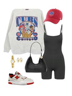 Chicago Cubs Outfit, Lazy Day Outfits, Chill Outfits, New Classic, Chicago Cubs