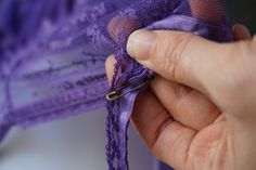 "Purple lingerie romper - Medium. Strap needs repair shown in photo. 18\" across front armpit to armpit 14\" across waist 57\" length 31\" inseam" Embroidery Aprons, Purple Romper, Purple Lingerie, Lace Pants, Butterfly Embroidery, Angel Sleeve, Women's Nightgowns, Romantic Lace, Crochet Shirt