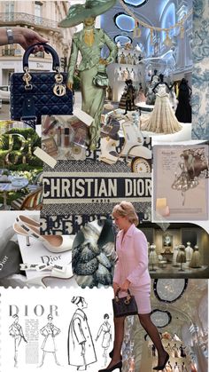 Christian Dior Mood Board, Dior Vision Board, Designer Aesthetic Collage, Luxury Moodboard Aesthetic, Vintage Designer Aesthetic, Dior Aesthetic Vintage, Christian Dior Aesthetic