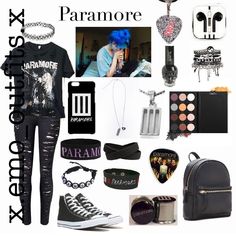 Nonbinary Outfits, Goth Grunge Outfits, Rocker Fashion, Rock Clothes, Emo 2000s, Goth Clothes