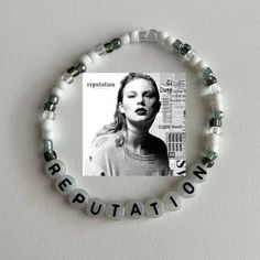 Taylor Swift Eras Tour Bracelets Reputation, Reputation Era Bracelet, Mastermind Taylor Swift Bracelet, Reputation Taylor Swift Bracelet Ideas, Reputation Bracelet Taylor Swift, Reputation Taylor Swift Bracelet