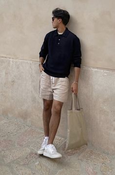 Men Summer Outfit, Old Money Men, Money Men, Boyfriend Outfit, Guy Fits, Herren Style, Outfits Hombre