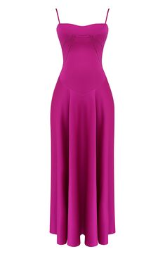 A sculpting corset-inspired bodice shapes this glamorous satin gown punctuated with a laced-up back. Exclusive retailer 52" length (size X-Large) Square neck Adjustable straps Unlined 75% acetate, 25% polyester with 80% polyamide 20% elastane contrast Dry clean Imported Satin Evening Dress With Lace-up Back, Satin Gown With Lace-up Back And Fitted Bodice, Floor-length Slip Dress With Satin Finish And Fitted Bodice, Satin Finish Slip Dress For Evening, Silk Corset Dress With Satin Finish And Fitted Bodice, Evening Satin Dress With Fitted Bodice And Bias Cut, Satin Evening Dress With Lace-up Back And Fitted Bodice, Evening Satin Corset Dress With Lace-up Back, Satin Gown With Corset Back