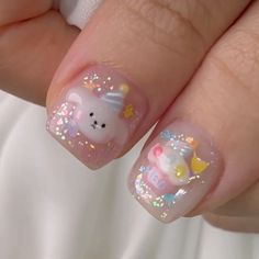 Nail Korea, Nail Noel, Solid Color Nails, Baby Nails, Summery Nails