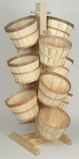 several wooden bowls stacked on top of each other