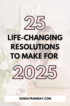 Break bad habits, start fresh, and thrive! These 25 New Year’s resolutions are your guide to success. Turn Your Life Around, Personal Growth Plan, Productive Habits, Home Management Binder, Break Bad Habits, Habits Of Successful People, Expressing Gratitude, Limiting Beliefs, New Hobbies