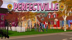 Mod The Sims - Perfectville - A Mini Town for Sims 2! - NO CC Sims 2 House, Sims 2 Games, H&m Fashion, Ikea Home, Starter Home, Walled City, Sims 4 Game, Hello Baby, All Games