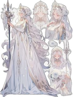 Dress Design Drawing, Drawing Anime Clothes, Dessin Adorable, Fashion Design Drawings, White Hair, Design Sketch