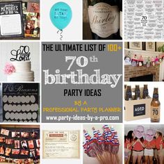 the ultimate list of 70 birthday party ideas