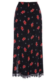 Womens Black & Red Rose Lace Slip Skirt Law Outfits, Lace Slip Skirt, Rose Print Skirt, Black Red Rose, Rose Lace, Slip Skirt, Lace Slip, Print Skirt, Rose Print