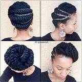 flat twist updos - Yahoo Image Search Results New Natural Hairstyles, Natural Braided Hairstyles, Tapered Natural Hair, Sleek Ponytail Hairstyles, Grey Hair Inspiration