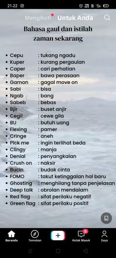 the indonesian language is displayed in this screenshote screener, which shows an image of