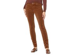 KUT from the Kloth Mia Toothpick Skinny - Corduroy - Women's Casual Pants : Cognac : Show off your figure in the KUT from the Kloth Mia Toothpick Skinny - Corduroy pants. Button front with a zip-fly closure. Classic five-pocket design with a belt loop waist. Slim from the hips to the hems. Branding patch on back waist. 98% cotton, 2% spandex. Machine wash, tumble dry. Imported. Measurements: Waist Measurement: 30 in Outseam: 40 in Inseam: 30 in Front Rise: 9 in Back Rise: 12 in Leg Opening: 8 in Slim Fit Jeans With Button Closure For Fall, Fall Slim Fit Pants With Button Closure, Slim Fit Pants With Button Closure For Fall, Slim Fit Pants For Fall, Winter Corduroy Fitted Jeans, Fitted Corduroy Jeans For Fall, Classic Bottoms With Zipper Closure For Fall, The Cloth, Waist Measurement