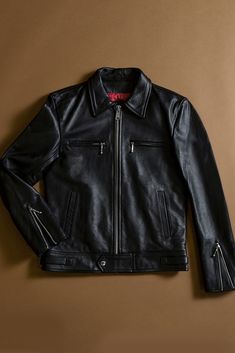 You asked for it. We listened. He's back. The Idol leather jacket. Clean lines and classic style. Classic Leather Jacket With Zipper Closure For Winter, Classic Leather Jacket With Zipper For Winter, Classic Winter Leather Jacket With Zipper, Classic Fitted Leather Jacket With Zipper Closure, Classic Fitted Leather Jacket With Zipper, Formal Fitted Leather Jacket With Zip Fly, Classic Long Sleeve Leather Jacket With Concealed Placket, Sleek Formal Leather Jacket With Zipper Closure, Classic Leather Jacket With Zipper For Fall