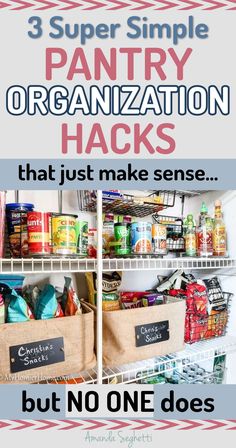 pantry organization hacks that just make sense but no one does