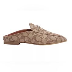 Coach Women’s Sienna Sig Logo Slide In Khaki/Saddle Sz 11 Nwt Brand New Coach Slides New With Box Elevate Your Everyday Style With These Beautiful Coach Sienna Signature Slides. These Slip-On Shoes Are Perfect For Any Casual Occasion. The Clean And Simple Elegant Design Make Them A Versatile Addition To Your Wardrobe. Coach Slides, Slide In, Simple Elegant, Coach Shoes, Everyday Style, Tan Brown, Slip On Shoes, Flat Shoes Women, Loafer Flats