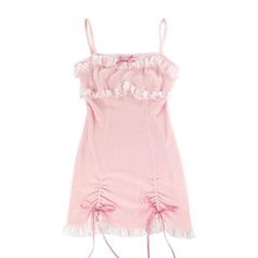 Color: Pink Suspender Skirt, Size: L Fashion Fairycore, Princess Korean, Party Mini Dresses, Kawaii Party, Bow Party, Pink Kawaii, Style Kawaii, Marine Uniform, Cardigan Set